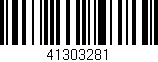 Código de barras (EAN, GTIN, SKU, ISBN): '41303281'