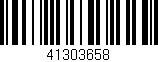 Código de barras (EAN, GTIN, SKU, ISBN): '41303658'