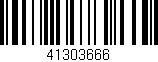 Código de barras (EAN, GTIN, SKU, ISBN): '41303666'