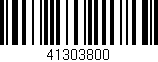 Código de barras (EAN, GTIN, SKU, ISBN): '41303800'