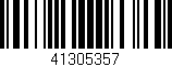 Código de barras (EAN, GTIN, SKU, ISBN): '41305357'