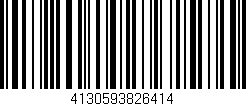 Código de barras (EAN, GTIN, SKU, ISBN): '4130593826414'