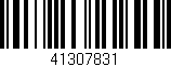 Código de barras (EAN, GTIN, SKU, ISBN): '41307831'