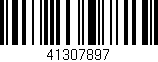 Código de barras (EAN, GTIN, SKU, ISBN): '41307897'