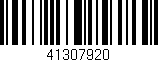 Código de barras (EAN, GTIN, SKU, ISBN): '41307920'