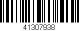 Código de barras (EAN, GTIN, SKU, ISBN): '41307938'
