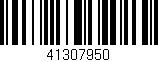 Código de barras (EAN, GTIN, SKU, ISBN): '41307950'