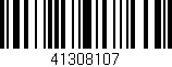 Código de barras (EAN, GTIN, SKU, ISBN): '41308107'