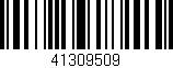 Código de barras (EAN, GTIN, SKU, ISBN): '41309509'