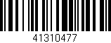 Código de barras (EAN, GTIN, SKU, ISBN): '41310477'