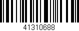 Código de barras (EAN, GTIN, SKU, ISBN): '41310688'