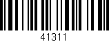Código de barras (EAN, GTIN, SKU, ISBN): '41311'
