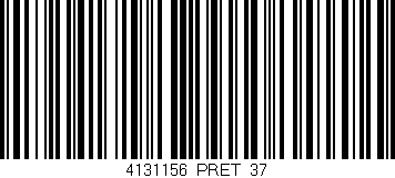 Código de barras (EAN, GTIN, SKU, ISBN): '4131156/PRET_37'