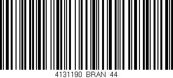 Código de barras (EAN, GTIN, SKU, ISBN): '4131190/BRAN_44'