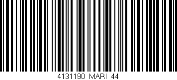 Código de barras (EAN, GTIN, SKU, ISBN): '4131190/MARI_44'