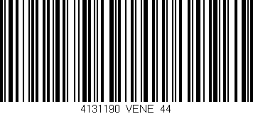 Código de barras (EAN, GTIN, SKU, ISBN): '4131190/VENE_44'