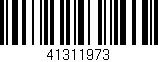 Código de barras (EAN, GTIN, SKU, ISBN): '41311973'