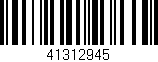 Código de barras (EAN, GTIN, SKU, ISBN): '41312945'