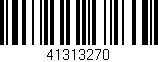 Código de barras (EAN, GTIN, SKU, ISBN): '41313270'
