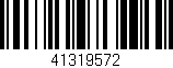 Código de barras (EAN, GTIN, SKU, ISBN): '41319572'