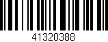 Código de barras (EAN, GTIN, SKU, ISBN): '41320388'