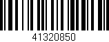 Código de barras (EAN, GTIN, SKU, ISBN): '41320850'