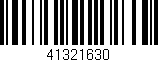 Código de barras (EAN, GTIN, SKU, ISBN): '41321630'