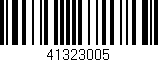 Código de barras (EAN, GTIN, SKU, ISBN): '41323005'