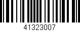 Código de barras (EAN, GTIN, SKU, ISBN): '41323007'