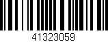 Código de barras (EAN, GTIN, SKU, ISBN): '41323059'