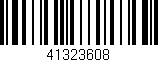 Código de barras (EAN, GTIN, SKU, ISBN): '41323608'