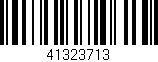 Código de barras (EAN, GTIN, SKU, ISBN): '41323713'