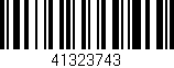Código de barras (EAN, GTIN, SKU, ISBN): '41323743'
