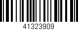 Código de barras (EAN, GTIN, SKU, ISBN): '41323909'