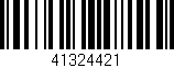 Código de barras (EAN, GTIN, SKU, ISBN): '41324421'