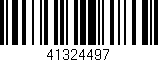 Código de barras (EAN, GTIN, SKU, ISBN): '41324497'