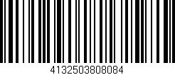 Código de barras (EAN, GTIN, SKU, ISBN): '4132503808084'