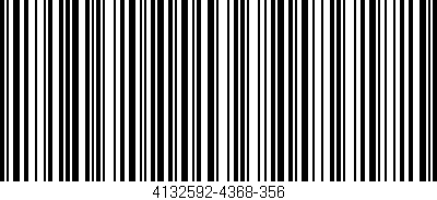 Código de barras (EAN, GTIN, SKU, ISBN): '4132592-4368-356'
