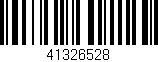Código de barras (EAN, GTIN, SKU, ISBN): '41326528'