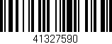 Código de barras (EAN, GTIN, SKU, ISBN): '41327590'
