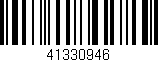 Código de barras (EAN, GTIN, SKU, ISBN): '41330946'