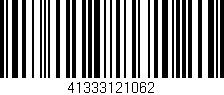 Código de barras (EAN, GTIN, SKU, ISBN): '41333121062'