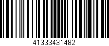 Código de barras (EAN, GTIN, SKU, ISBN): '41333431482'