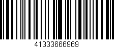 Código de barras (EAN, GTIN, SKU, ISBN): '41333666969'