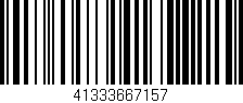 Código de barras (EAN, GTIN, SKU, ISBN): '41333667157'