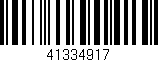 Código de barras (EAN, GTIN, SKU, ISBN): '41334917'