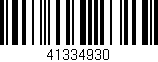 Código de barras (EAN, GTIN, SKU, ISBN): '41334930'