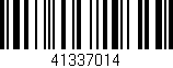 Código de barras (EAN, GTIN, SKU, ISBN): '41337014'