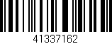 Código de barras (EAN, GTIN, SKU, ISBN): '41337162'