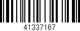 Código de barras (EAN, GTIN, SKU, ISBN): '41337167'